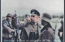 Początek wojny w kolorze! Niemieckie propagandowe zdjęcia z ataku na...