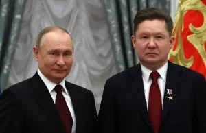 Kremlin set to receive $10 billion from state-run gas company Gazprom...