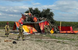 Samolot przewożący skoczków, rozbił się w Glinie. Są ofiary śmiertelne...