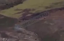 Ukraiński Su-25 atakujący rosyjskie pozycje