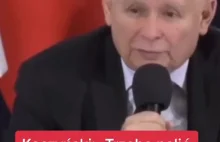 Kaczyński: trzeba palić wszystkim poza oponami