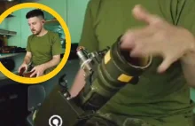 Pociski przeciwpancerne jako instrumenty muzyczne? Ukraiński żołnierz...