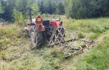 Łętownia: Ciągnik stoczył się na 55-latka