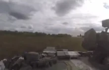 Ukraiński czołg eliminuje rosyjski BMP z bliskiej odległości