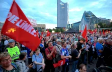 Protest w Lipsku. Niemcy skandowali "Nord stream, nord stream!"