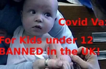 U.K. zakazuje szczepionek Covid dla wszystkich dzieci poniżej 12 roku życia.