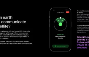 iPhony będą korzystały z łączności satelitarnej. Nie tylko do wzywania...
