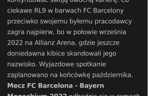 Kiedy jest mecz Bayern-Barcelona? Proste pytanie. Zobaczcie co na to ESKA Sport