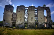 Malownicze ruiny zamku w Bodzentynie