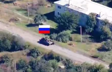 Uciekający ruski czołg