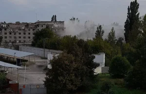 Rosyjska baza zniszczona w Chersoniu