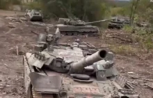 Rosjanie przekazują Ukrainie m.in. 8 czołgów T80