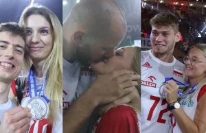 Żony i partnerki wspierają polskich siatkarzy po meczu z Włochami