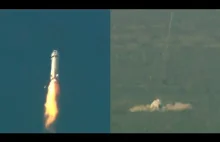 Anomalia podczas startu rakiety New Shepard doprowadziła do awaryjnego lądowania
