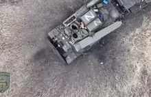 Piękne trafienie granatem z drona