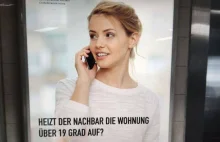 Szwajcarski plakat "donieś na sąsiada, zarób 200 franków" to fotomontaż