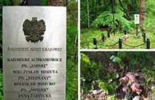 Kolejny akt dewastacji na Białorusi. Zniszczono grób żołnierzy AK