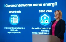 Tarcza Solidarnościowa. Gwarantowana cena za energię elektryczną do 2000 kWh