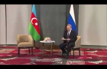 Prezydent Azerbejdżanu każe czekać putinowi