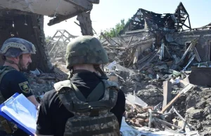 Rosjanie uderzyli w Kramatorsk rakietami S-300, ponad 30 budynków uszkodzonych