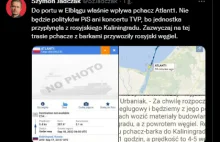 "Do portu w Elblągu właśnie wpływa pchacz Atlant1."