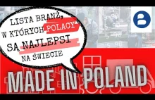 MADE IN POLAND. Lista branż, w których Polacy są najlepsi na świecie