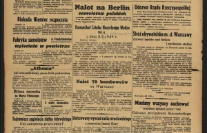Polskie bombowce nad Berlinem, czyli kampania wrześniowa okiem polskiej prasy