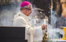 Ukarany przez Watykan Głódź za nic ma zakazy! Wziął udział w otwarciu przekopu