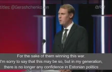 W zasadzie to chcemy żebyście przegrali tą wojnę - Estoński polityk w ruskiej TV