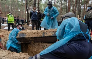 Wojna w Ukrainie. 146 ciał ekshumowanych na cmentarzu w Iziumie