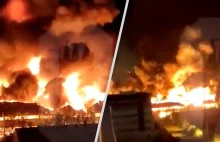 Ogromny pożar w Rosji. Spłonęła fabryka