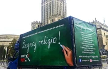 W Polskę ruszyła furgonetka 'Żegnaj religio'