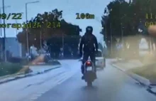 Motocyklista – akrobata zatrzymany przez policjantów [FILM] - WIELKOPOLSKA