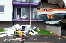 Kraków - zakrwawiony mężczyzna wyrzucił sprzęt ADG przez balkon