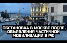 LIVE z Moskwy - protest wojna/mobilizacja