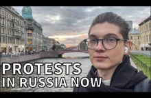 Na żywo z protestu w St.Petersburgu: Russia is protesting today / Live from