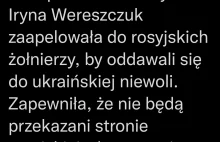 Wicepremier Ukrainy apeluje do rosyjskich żołnierzy o poddanie się