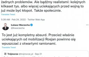 Warzecha, który był przeciwko przyjmowaniu Ukraińców, chce przyjmować ruskich...