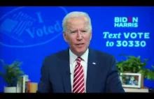 Joe Biden przyznaje się do sfałszowania wyborów prezydenckich