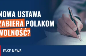 Kontrowersyjna ustawa o zabraniu naszej wolności, która może wejść w życie