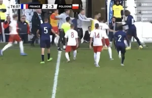 Awantura na meczu kadry U-18 Francja-Polska 2:3...