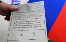 Pseudoreferenda w Ukrainie. Podpalone lokale wyborcze