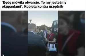 Rosjanka do rosyjskiego urzędnika: To my jesteśmy okupantami