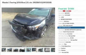 Mazda 3 po dzwonie sprzedawana jako bezwypadkowa