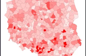 Mapa zadłużenia w opłatach za lokale - na Górnym Śląsku katastrofa. Źle w W-wie.