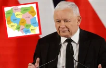 Zmiany na mapie Polski? Wyraźna sugestia prezesa PiS