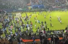 Tragedia na stadionie po meczu ligowym w Indonezji. Zginęło co najmniej 129 osób