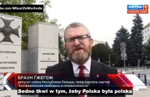 Asystent Brauna o posle w rosyjskiej TV: To sukces naszej akcji!