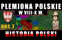 Plemiona polskie - Kraj Lędzian, Państwo Wiślan, Polanie, Ślężanie, Wolinianie