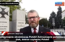 Grzegorz Braun: "Stop ukrainizacji Polski". Rosyjska telewizja pokazała...